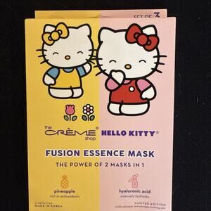 The Creme Shop Hello Kitty Fusion Essence Masks Set Of 3 Power Of 2 Masks In 1
